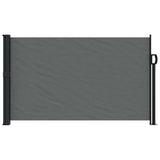 Retractable Side Awning Anthracite 120x500 cm - Side View