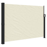 Retractable Side Awning Cream 140x500 cm - Front View
