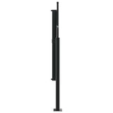 Retractable Side Awning Taupe 140x500 cm - Top-Down View