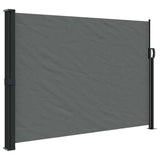 Retractable Side Awning Anthracite 140x500 cm - Front View