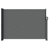 Retractable Side Awning Anthracite 140x500 cm - Side View