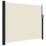 Retractable Side Awning Cream 160x500 cm - Front View