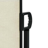 Retractable Side Awning Cream 160x500 cm - Low Angle