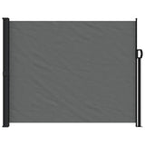 Retractable Side Awning Anthracite 160x500 cm - Side View