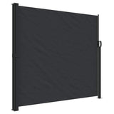 Retractable Side Awning Black 180x500 cm