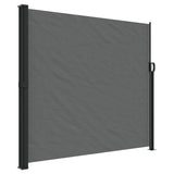 Retractable Side Awning Anthracite 180x500 cm - Front View