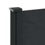 Retractable Side Awning Black 220x500 cm - Close-Up Angle