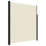 Retractable Side Awning Cream 220x500 cm - Front View