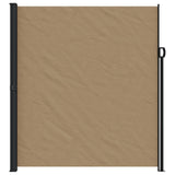 Retractable Side Awning Taupe 220x500 cm
