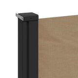 Retractable Side Awning Taupe 220x500 cm - Close-Up Angle