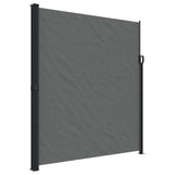 Retractable Side Awning Anthracite 220x500 cm - Front View