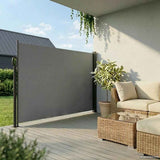 Retractable Side Awning Anthracite 220x500 cm
