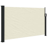 Retractable Side Awning Cream 120x600 cm - Front View