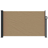Retractable Side Awning Taupe 120x600 cm