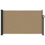 Retractable Side Awning Taupe 120x600 cm
