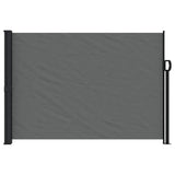 Retractable Side Awning Anthracite 140x600 cm - Side View