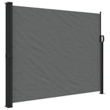Retractable Side Awning Anthracite 160x600 cm - Front View