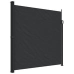 Retractable Side Awning Black 200x600 cm