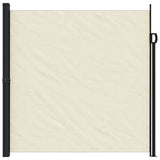 Retractable Side Awning Cream 200x600 cm - Side View