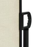 Retractable Side Awning Cream 200x600 cm - Low Angle