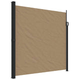 Retractable Side Awning Taupe 200x600 cm - Front View