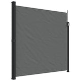 Retractable Side Awning Anthracite 200x600 cm - Front View