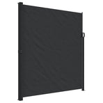 Retractable Side Awning Black 220x600 cm