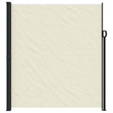Retractable Side Awning Cream 220x600 cm - Side View