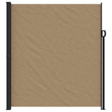 Retractable Side Awning Taupe 220x600 cm - Side View