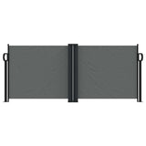 Retractable Side Awning Anthracite 100x1000 cm