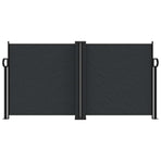 Retractable Side Awning Black 120x1000 cm