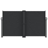 Retractable Side Awning Black 140x1000 cm