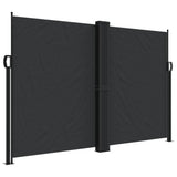 Retractable Side Awning Black 160x1000 cm - Front View