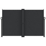 Retractable Side Awning Black 160x1000 cm