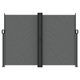 Retractable Side Awning Anthracite 180x1000 cm - Side View
