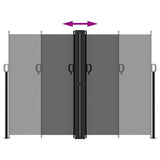 Retractable Side Awning Anthracite 180x1000 cm