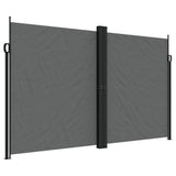 Retractable Side Awning Anthracite 200x1000 cm - Front View