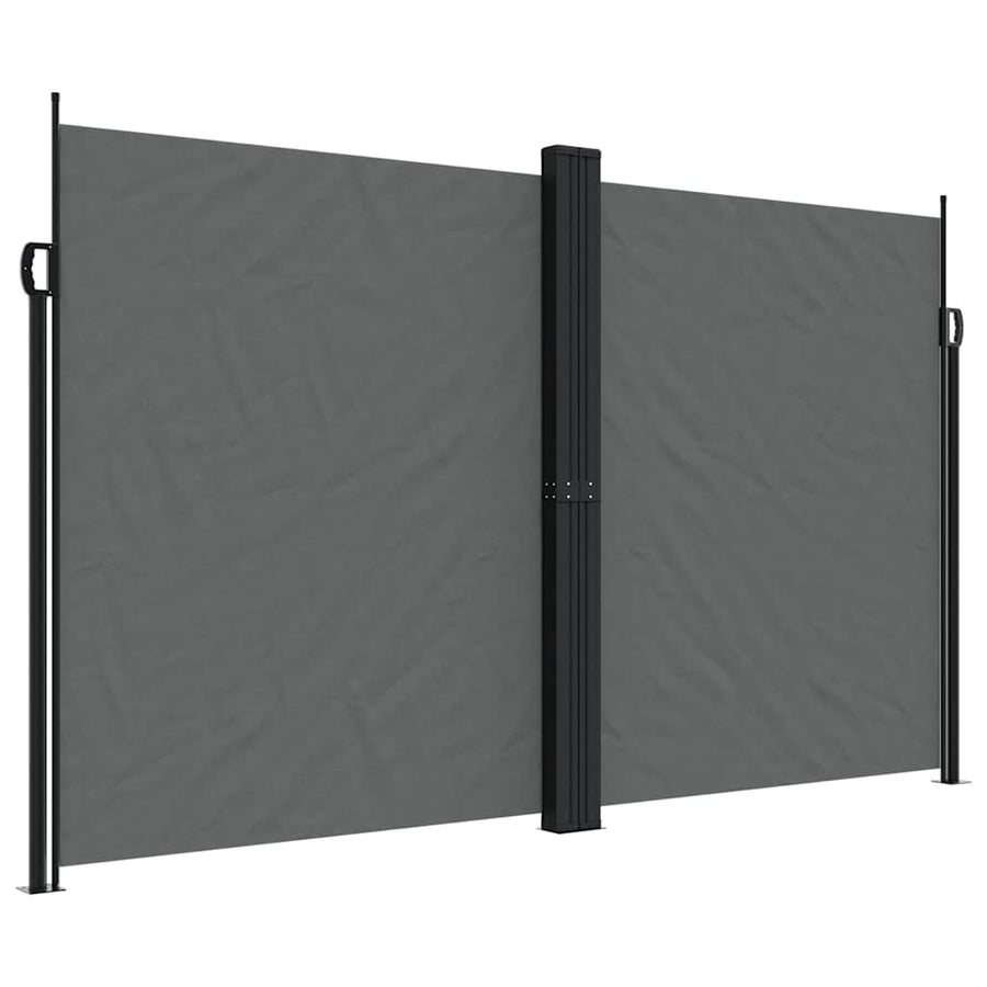 Retractable Side Awning Anthracite 200x1000 cm