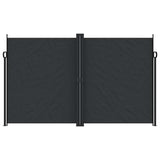 Retractable Side Awning Black 200x1200 cm