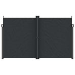 Retractable Side Awning Black 200x1200 cm