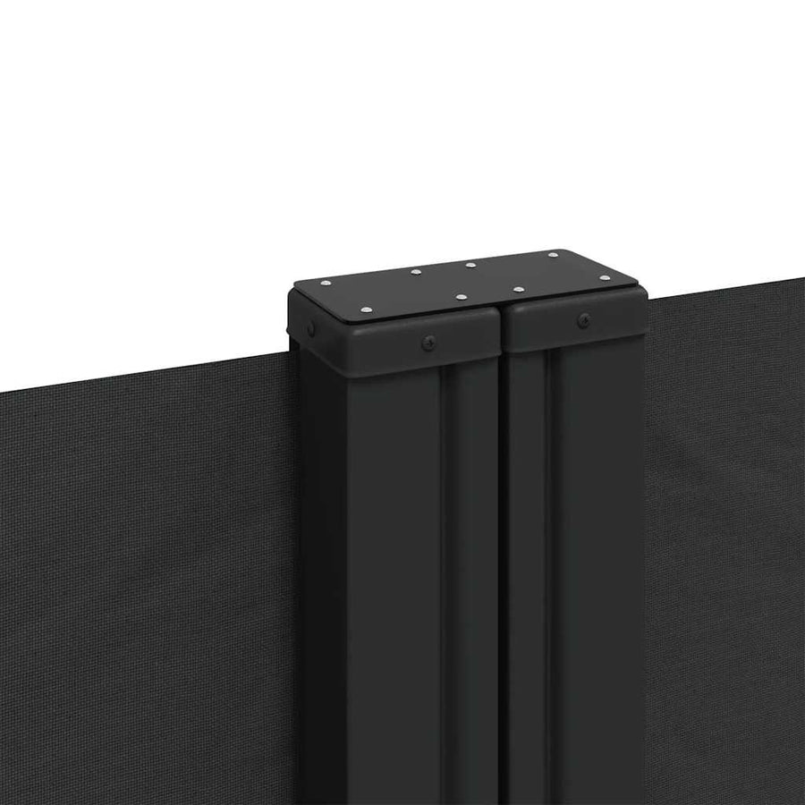 Retractable Side Awning Black 200x1200 cm