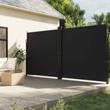 Retractable Side Awning Black 200x1200 cm