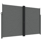 Retractable Side Awning Anthracite 220x1200 cm