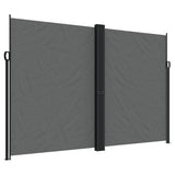 Retractable Side Awning Anthracite 220x1200 cm - Front View