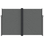 Retractable Side Awning Anthracite 220x1200 cm