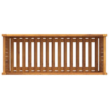 Garden Planter with Liner 99.5x38x50 cm Solid Wood Acacia - Low Angle