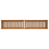 Garden Planter with Liner 199x38.5x50 cm Solid Wood Acacia - Low Angle