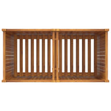 Garden Planter with Liner 100x50x100 cm Solid Wood Acacia - Low Angle