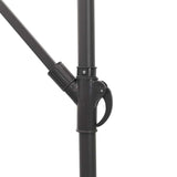 Garden Parasol with Steel Pole Brown 246x246x230 cm - Extra Image