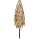 Garden Parasol with Steel Pole Brown 268x268x226 cm - Rear View